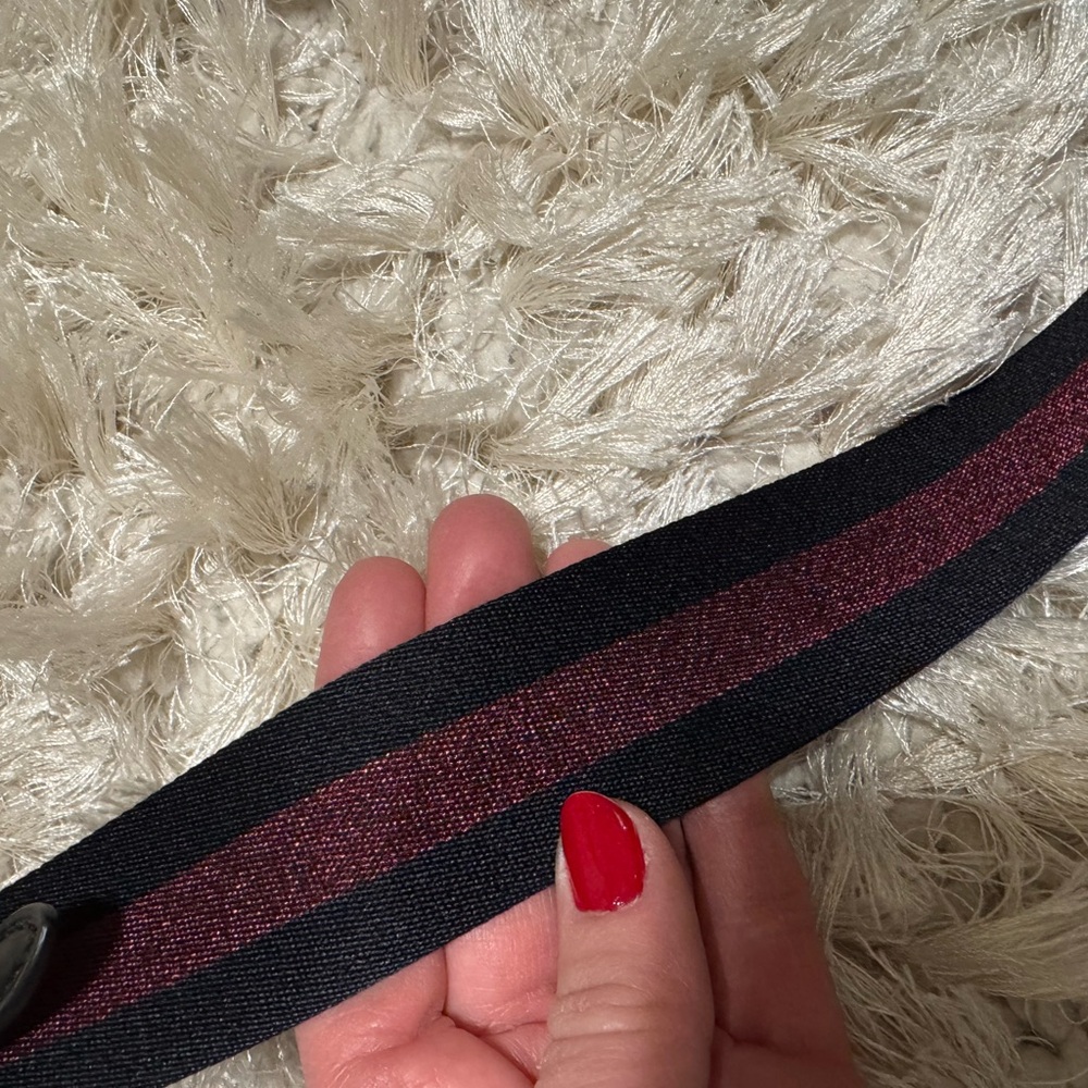 ✨NWOT Coach Buffalo Plaid Jes Baguette red and black leather crossbody bag ✨ - Picture 10 of 10